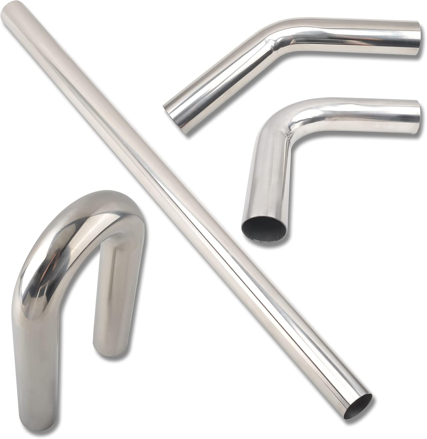 4 Inch DIY Custom Mandrel Exhaust Pipe Kit for Universal Fitment