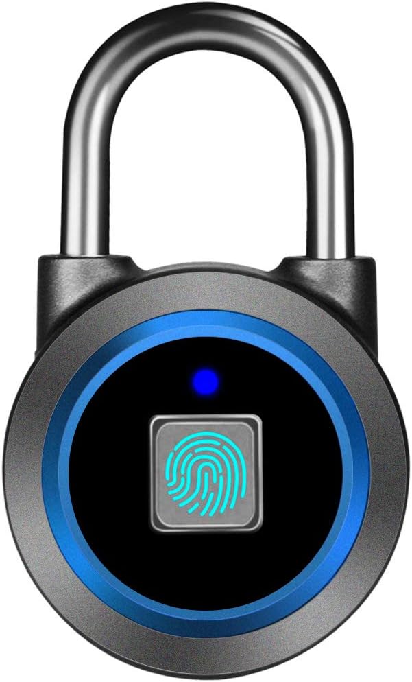 Fingerprint Padlock with Bluetooth and Keyless Biometric Access