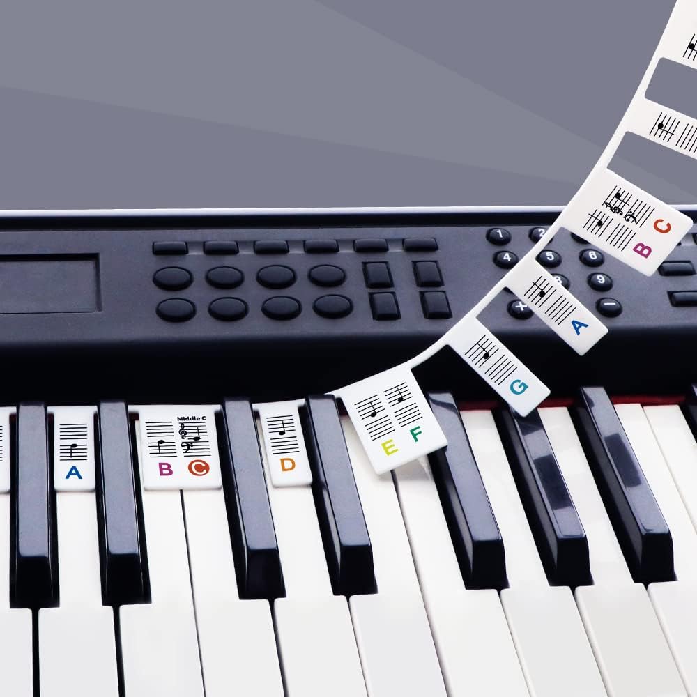 Easy Learn Piano: GICUNK 88-Key Stickers