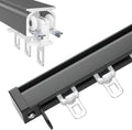 ESOYAWE Sliding Curtain Rails - Versatile Mounting, Lightweight Aluminum