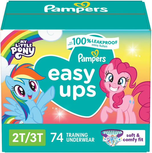 Pampers Easy Ups Training Pants 74 Count - My Little Pony Design