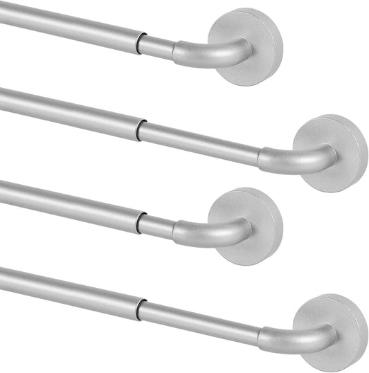 TYRON Magnetic Curtain Rods for Metal Doors, Adjustable 30-40 in
