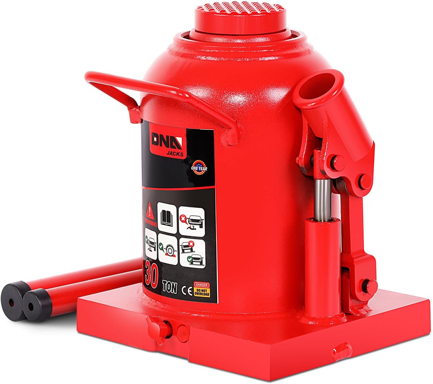 30 Ton Hydraulic Bottle Jack for Vehicle Repair and Maintenance