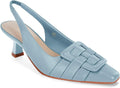 Womens Sling Back Kitten Heels Low Dress Shoes (Style DB18)