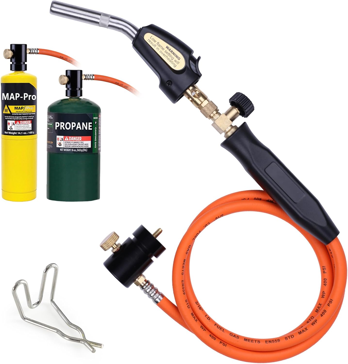 Propane Torch Hose Kit 3.6Ft for Soldering and Welding Needs