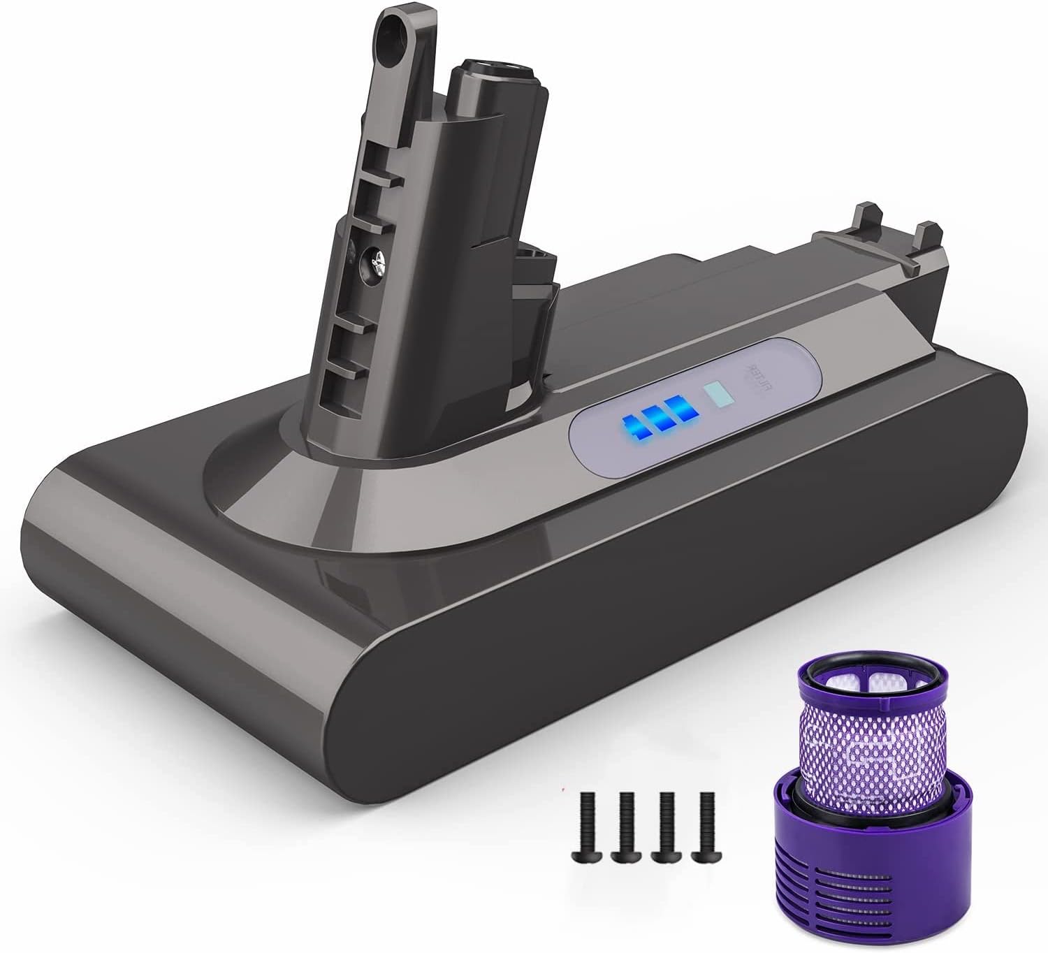 YABER 6000mAh V10 Battery Replacement - Enhanced Power!