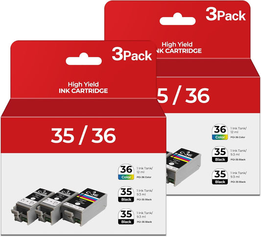PGI-35 CLI-36 Ink Cartridges for Canon PIXMA TR150 iP110 iP100