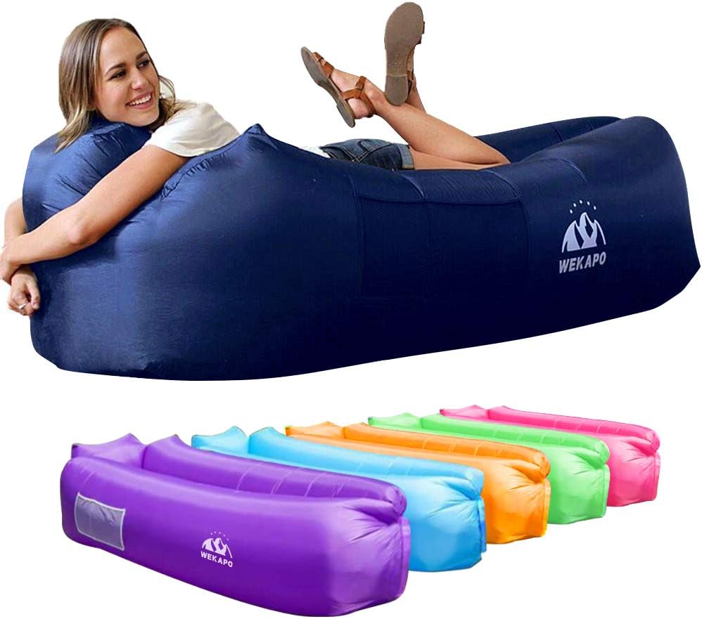 WEKAPO Inflatable Sun Lounger: Portable Air Sofa for Relaxation