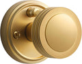 Gold Door Knob Privacy Door Knob Satin Brass for Interior Doors