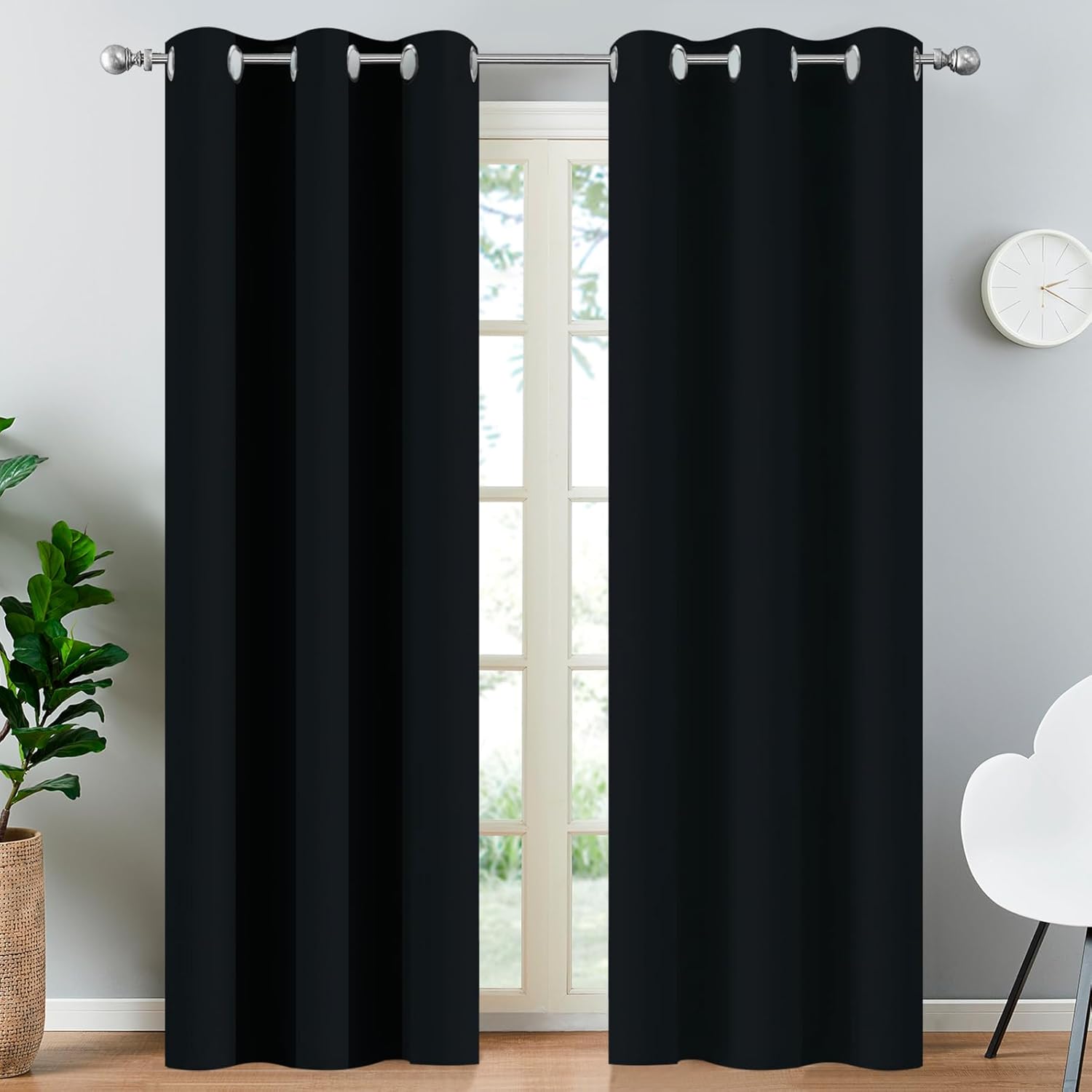 Yakamok Blackout Curtains for Room Darkening and Insulation