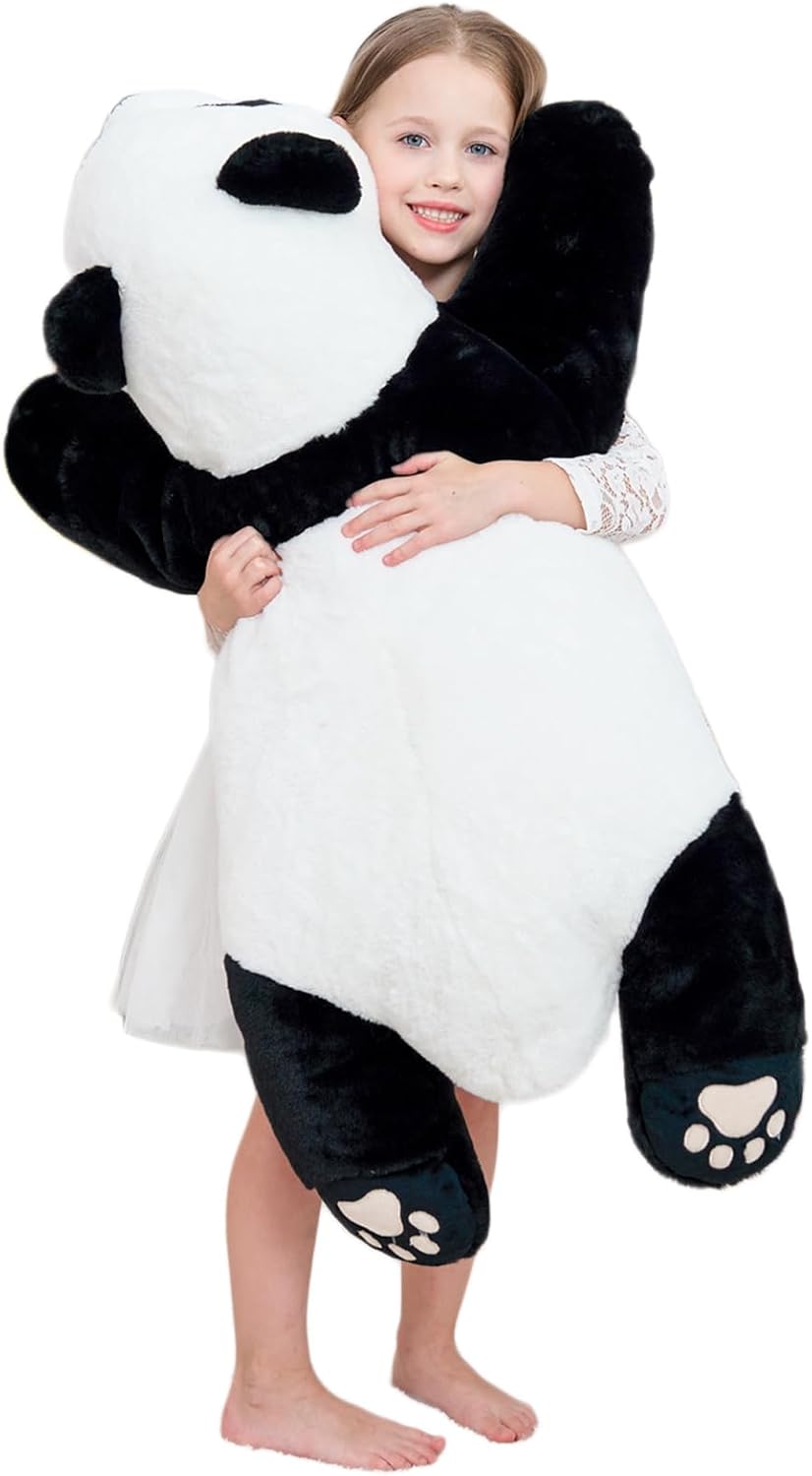 Giant Panda Weighted Plush Animals for Kids - Cute Hugging Toy