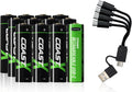 Coast ZITHION-X AA USB-C Rechargeable Batteries - Long Lasting Power