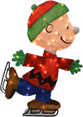 Peanuts Skating Outdoor LED Christmas Yard Decor (Charlie Brown)