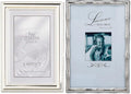 4x6 Silver Metal Picture Frame with Beaded Edge - Classic Display
