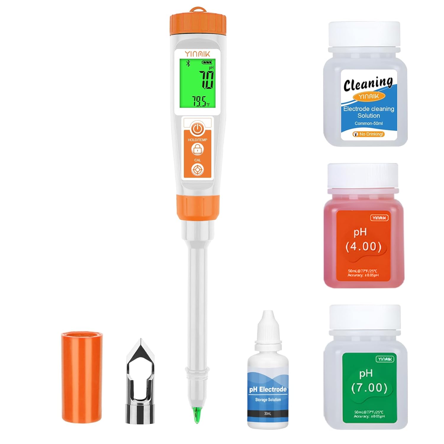 Smart pH Meter for Food - Digital Tester for Fermentation & More