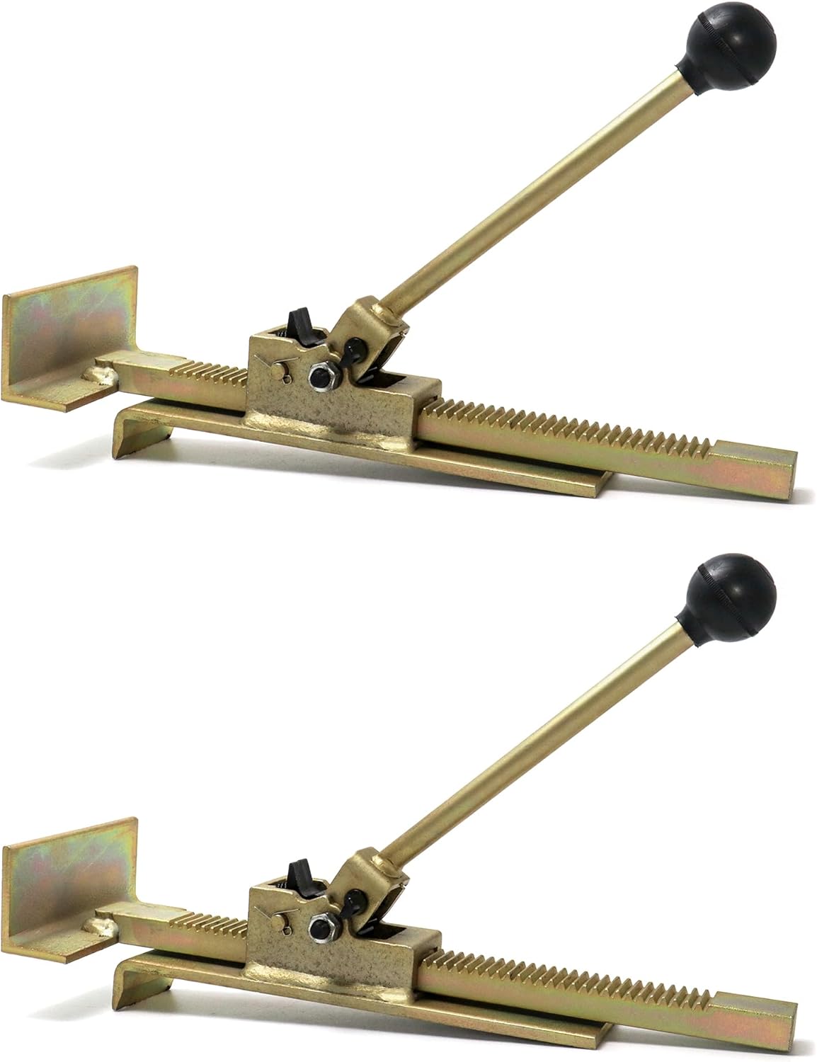 QWORK Flooring Jack 2 Pack for Easy Hardwood Floor Installation