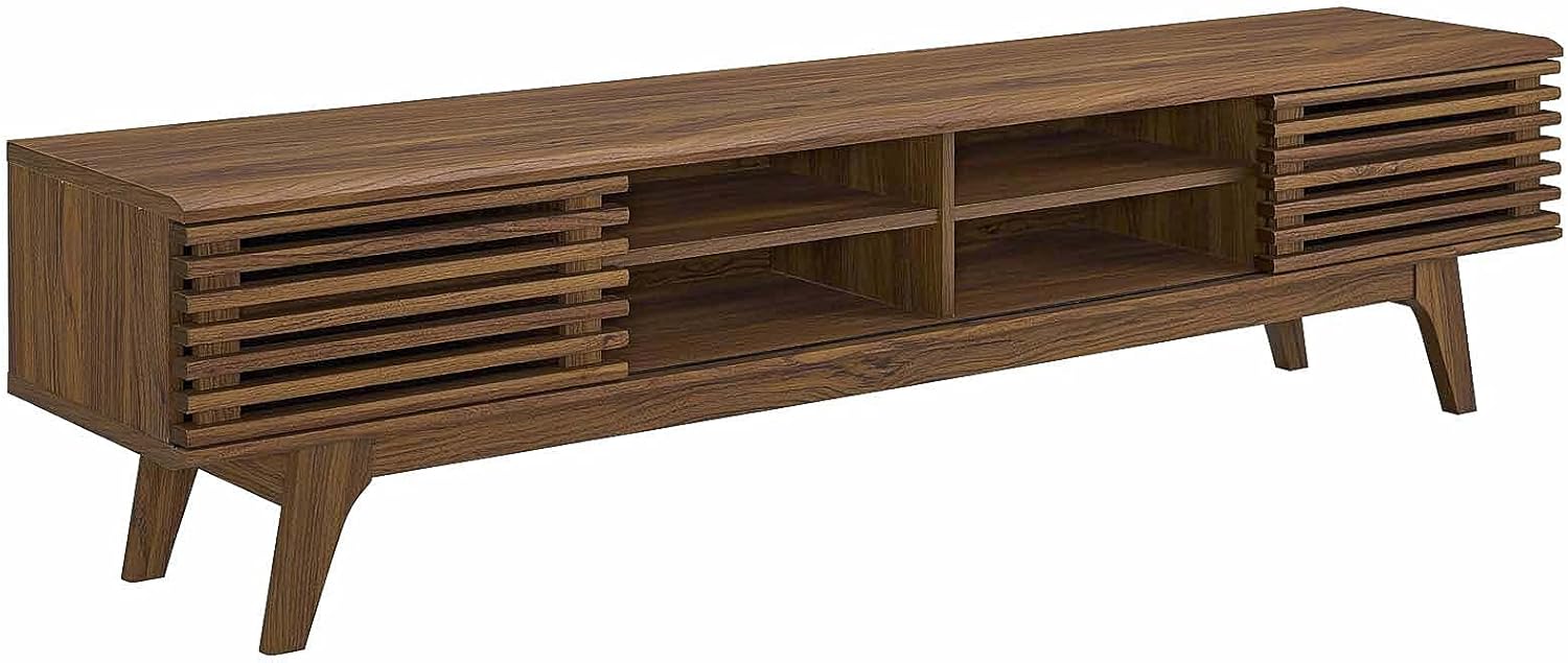 70 Mid-Century Modern TV Stand in Walnut