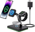 Magnetic Wireless Charger 3 in 1 Wireless Charging Station - Fast 15W