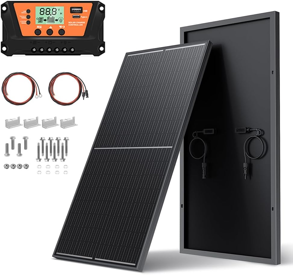 200 Watt Solar Panels Kit for Off-Grid RVs and Camping Needs