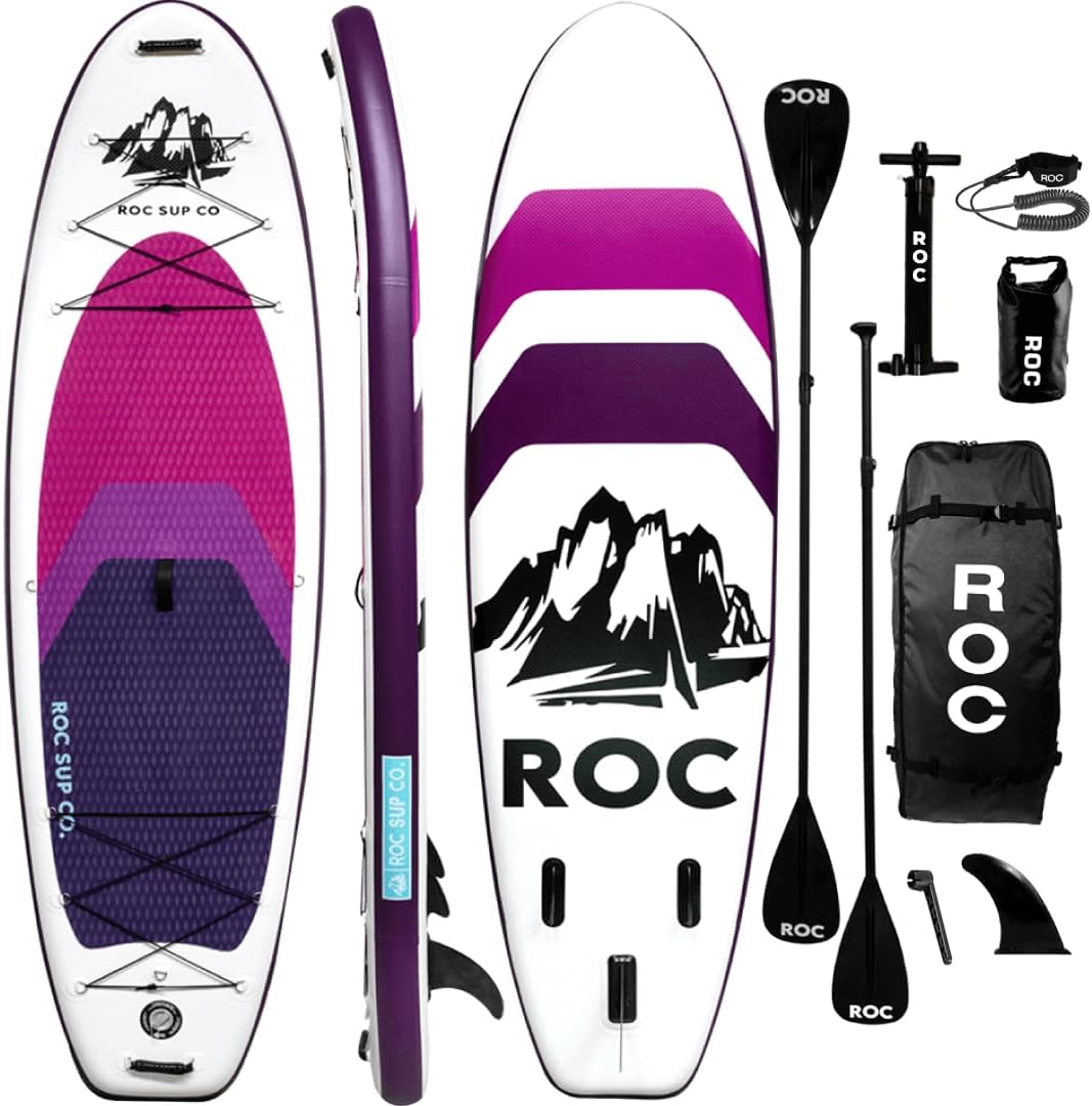 Roc Inflatable Stand Up Paddle Board 10ft 6in for All Skill Levels