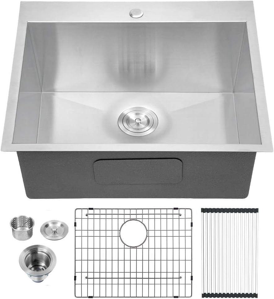 Lordear Drop in Laundry Sink 22x22x12 Deep Utility Sink
