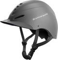 OutdoorMaster Equestrian Helmet with Sun Visor and Ventilation - Safe