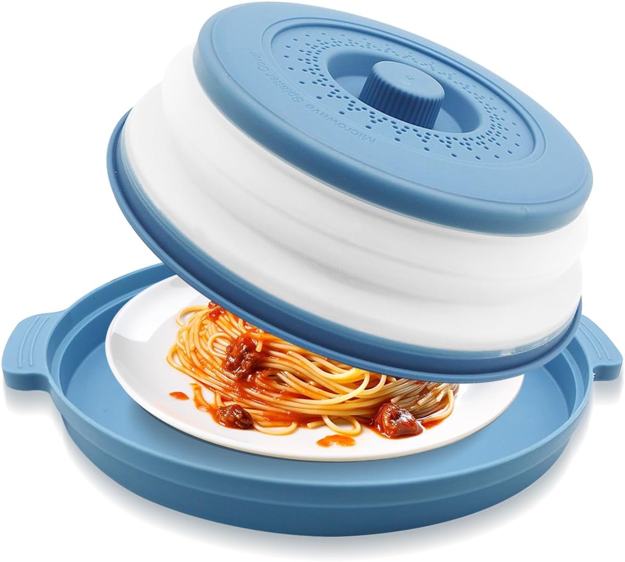 Collapsible Silicone Microwave Cover - Versatile Splash Guard