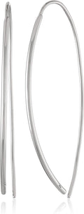 Minimalist 14k Rose Gold Plated Sterling Silver Threader Earrings