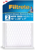 Filtrete 16x25x1 AC Furnace Air Filter MERV 13 - Premium Allergen