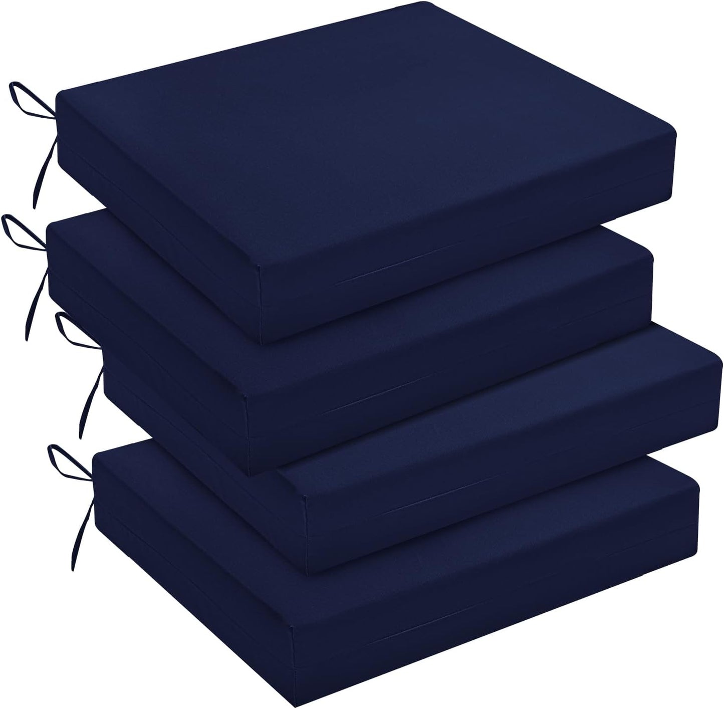 Downluxe Outdoor Chair Cushions Set of 4 for Patio Furniture