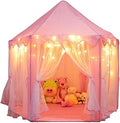 Princess Castle Playhouse Tent for Girls with LED Star Lights - Large