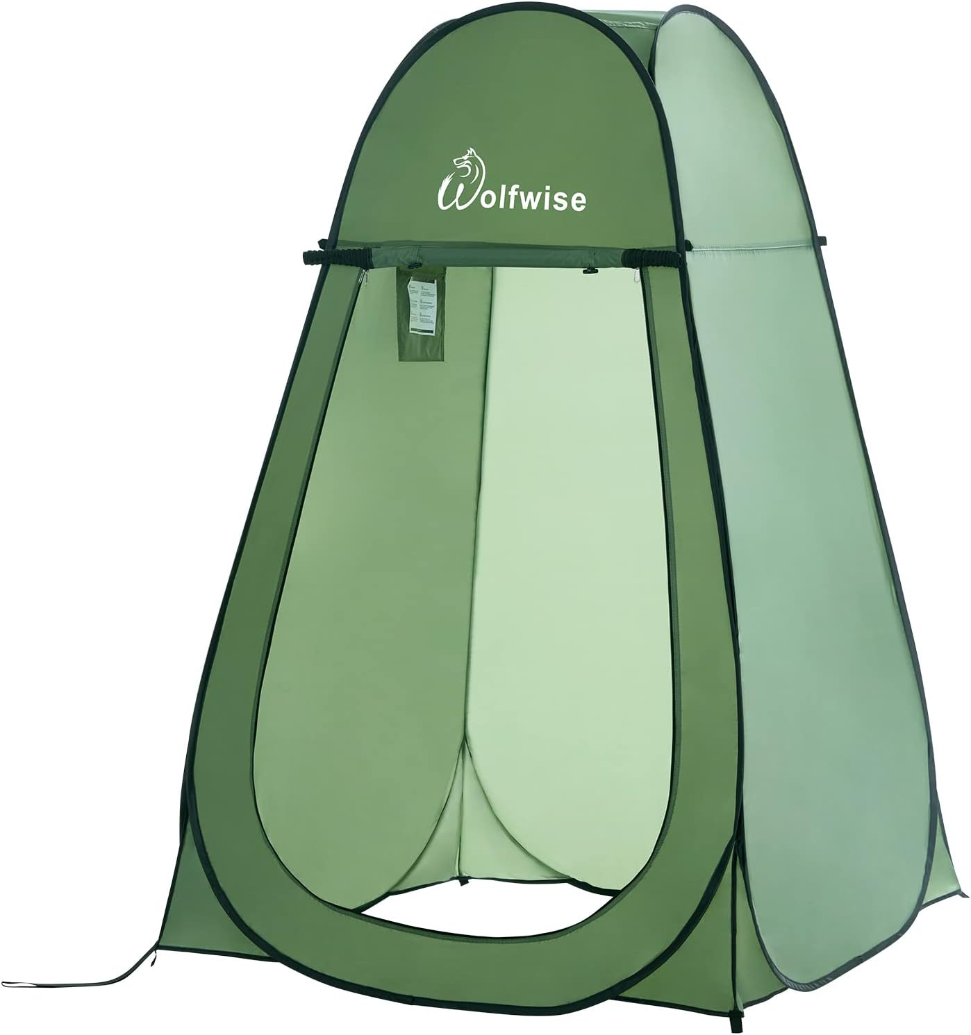 WolfWise Portable Pop Up Privacy Tent - Spacious & Green