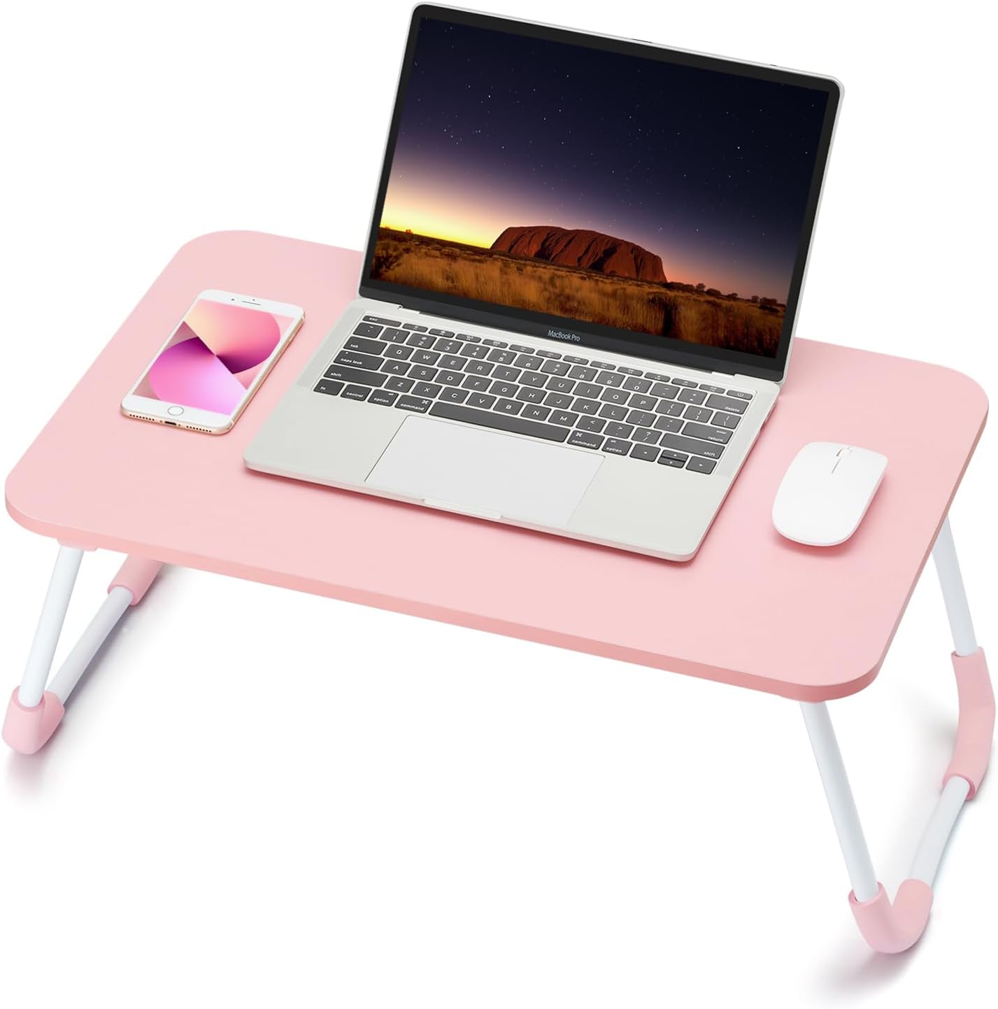Portable Pink Lap Desk - Stylish & Functional!