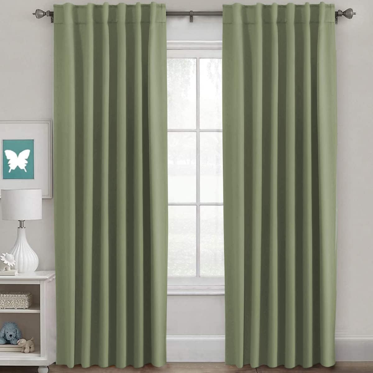 H.VERSAILTEX Blackout Curtains for Living Room Thermal Insulated