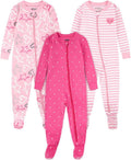 Baby Boys 3-Pack HUGGIES Footed Coverall Pajamas for Warmth