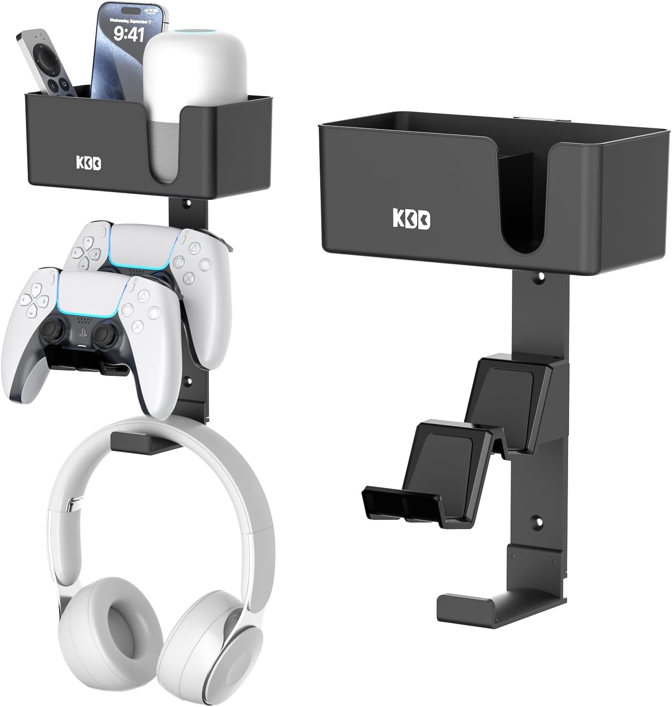 Space-Saving Headphone Stand with Multi-Function Organizer – GearMustHave