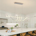 Modern LED Pendant Lights Kitchen Island - Adjustable Color & Dimmable