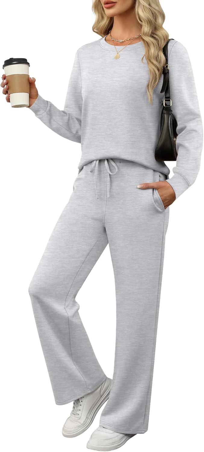 ANRABESS Women's 2 Piece Lounge Sets for Cozy Casual Style