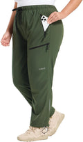 baleaf Plus Size Pants for Women Hiking Cargo Joggers - Water
