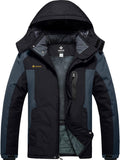 Men's Ski Snow Jacket Warm Waterproof Hooded Windproof Coat