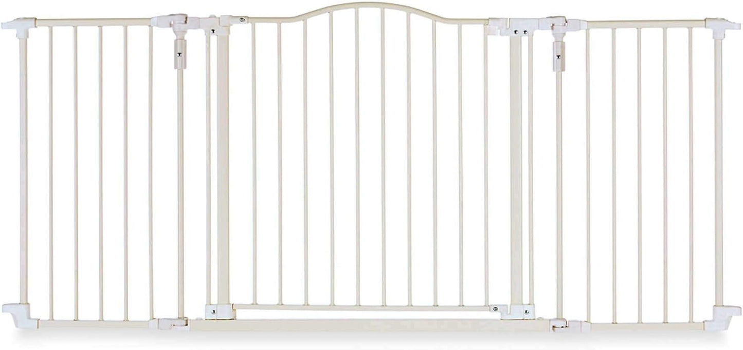 Deluxe Decor Safety Gate: Extra Wide Adjustable Baby Gate