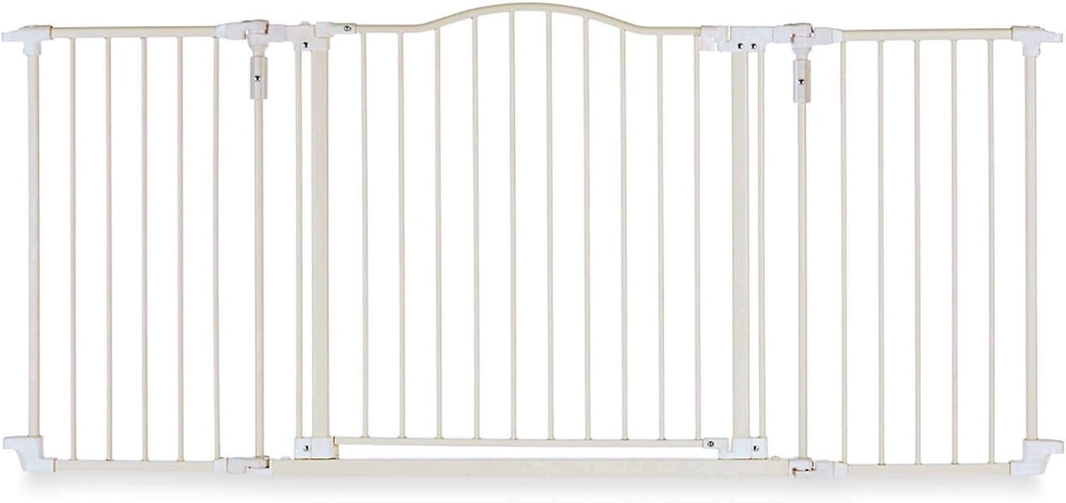 Deluxe Decor Safety Gate: Extra Wide Adjustable Baby Gate