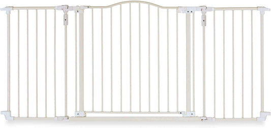 Deluxe Decor Safety Gate: Extra Wide Adjustable Baby Gate