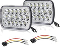Compatible With Chevy Express 7x6 6x7 Headlight Pair - Bright Upgrade