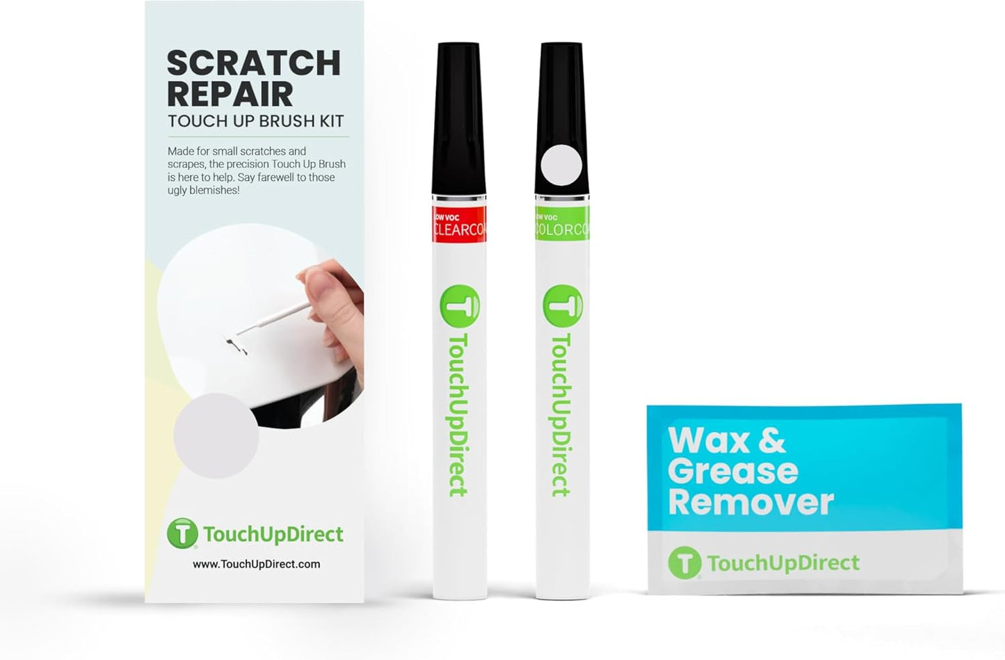 TouchUpDirect YZ/Z1/M6887 Oxford White Scratch Repair Paint Kit