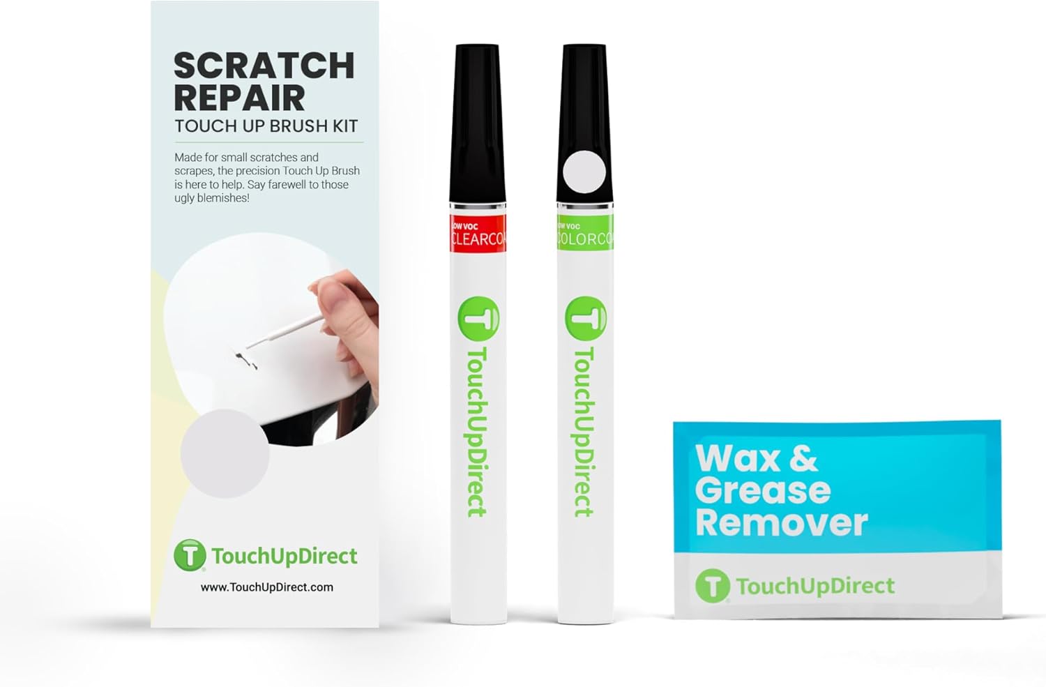 TouchUpDirect YZ/Z1/M6887 Oxford White Scratch Repair Paint Kit