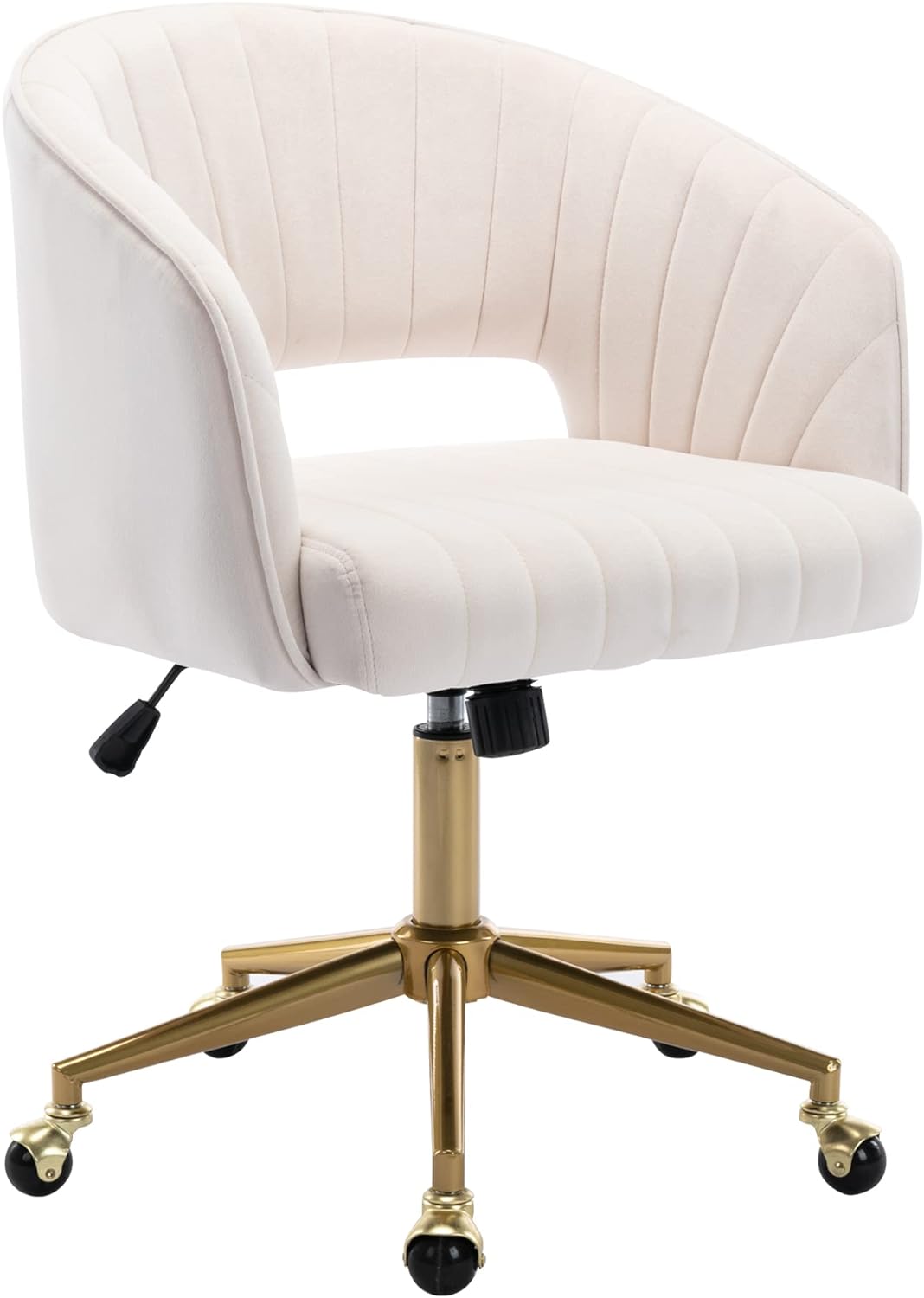 Modern Velvet Swivel Chair - Ergonomic & Stylish for Girls