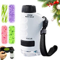 Portable Pocket Microscope 60x-120x - Compact Handheld Scope