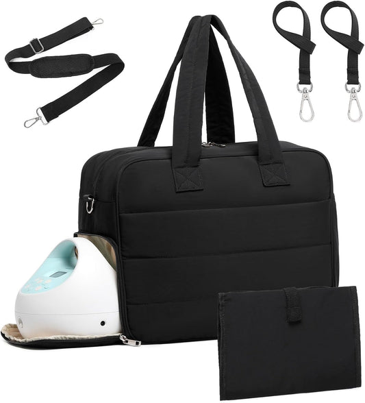 Multifunctional Diaper Bag with Breast Pump Compartment