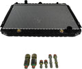 TRQ Radiator Assembly Aluminum Core Compatible with 94-03 Dodge